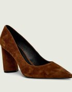 BOSS Black Pantofi cu toc Gracey_ChPump90_SD | piele întoarsă