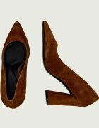 BOSS Black Pantofi cu toc Gracey_ChPump90_SD | piele întoarsă