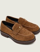 BOSS Black Pantofi loafer Eleri_Mocc_SDBB | piele întoarsă