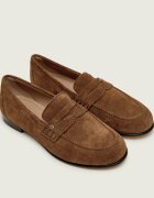BOSS Black Pantofi loafer Jadey_Mocc_SDBB | piele întoarsă