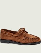 BOSS Black Pantofi loafer Lycia_Boat_SDBB | piele întoarsă