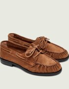BOSS Black Pantofi loafer Lycia_Boat_SDBB | piele întoarsă