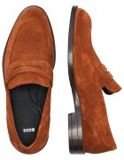BOSS Black Pantofi loafer Tayil | piele întoarsă