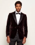BOSS Black Sacou H-Hutson-Tux-254 | Slim Fit cu adaos de mătase