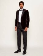 BOSS Black Sacou H-Hutson-Tux-254 | Slim Fit cu adaos de mătase