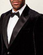 BOSS Black Sacou H-Hutson-Tux-254 | Slim Fit cu adaos de mătase
