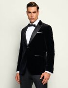 BOSS Black Sacou H-Hutson-Tux-Pk-264 | Slim Fit cu adaos de mătase