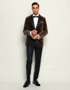 BOSS Black Sacou H-Hutson-Tux-Pk-264 | Slim Fit cu adaos de mătase