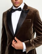 BOSS Black Sacou H-Hutson-Tux-Pk-264 | Slim Fit cu adaos de mătase