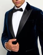 BOSS Black Sacou H-Hutson-Tux-Pk-264 | Slim Fit cu adaos de mătase