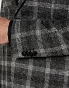 BOSS Black Sacou | Slim Fit cu adaos de lână