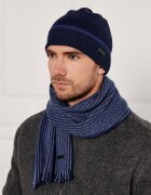 BOSS Black Șal + căciulă Ernesto_SET cu adaos de lână