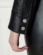 BOSS Black Skórzana kurtka Sadenita | Regular Fit