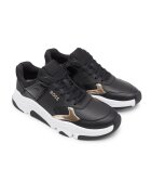 BOSS Black Sneakers Asher cu adaos de piele