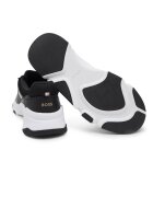 BOSS Black Sneakers Asher cu adaos de piele