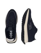 BOSS Black Sneakers Jonah_Runn_knsd cu adaos de piele