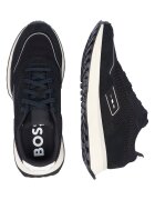 BOSS Black Sneakers Jonah_Runn_knsd cu adaos de piele