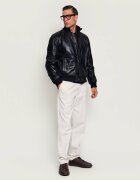 BOSS Black Sneakers Kieran_Tenn_alnymn cu adaos de piele