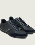 BOSS Black Sneakers Saturn_Lowp cu adaos de piele