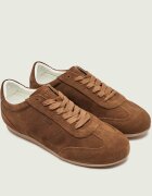 BOSS Black Sneakers Solenne_Tenn_sd | piele întoarsă