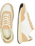 BOSS Black Sneakers Titanium_Runn cu adaos de piele
