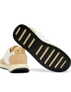 BOSS Black Sneakers Titanium_Runn cu adaos de piele