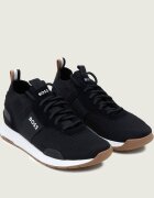 BOSS Black Sneakers Titanium_Runn_knst_N cu adaos de piele