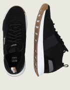 BOSS Black Sneakers Titanium_Runn_knst_N cu adaos de piele