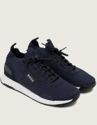 BOSS Black Sneakers Titanium_Runn_knst_N cu adaos de piele