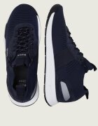 BOSS Black Sneakers Titanium_Runn_knst_N cu adaos de piele