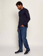 BOSS Black Sneakers Titanium_Runn_knst_N cu adaos de piele