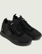 BOSS Black Sneakers Titanium_Runn_knst_N cu adaos de piele