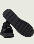 BOSS Black Sneakers Titanium_Runn_knst_N cu adaos de piele