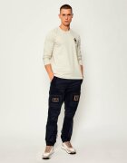 BOSS Black Sneakers Titanium_Runn_mebisd cu adaos de piele