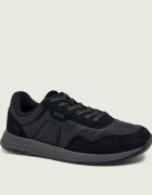 BOSS Black Sneakers Titanium_Runn_sdnypa | piele întoarsă