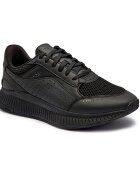 BOSS Black Sneakers TTNM EVO_Runn_meltb cu adaos de piele