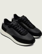 BOSS Black Sneakers Vinston_Runn_ltwasd | piele întoarsă