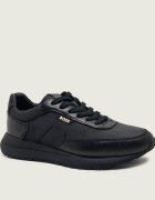 BOSS Black Sneakers Vinston_Runn_nymnlt cu adaos de piele