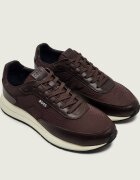 BOSS Black Sneakers Vinston_Runn_nymnlt cu adaos de piele