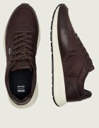 BOSS Black Sneakers Vinston_Runn_nymnlt cu adaos de piele