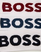 BOSS Black Șosete 3-pack 3P QS Rib Logo CC