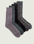 BOSS Black Șosete 5-pack 5PRSGiftset Check CC
