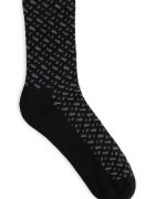 BOSS Black Șosete QS Rib Monogram CC