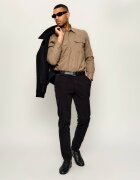 BOSS Black Teniși din piele Lineor_Lowp_tbwl