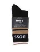 Boss Bodywear Șosete 3-pack 3P QS Rib Stripe CC