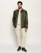 BOSS Green Geacă de piele LH_PS Spirit70 ST | BOSS X PORSCHE | regular fit