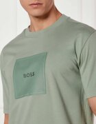 BOSS Green Tricou Logo Rib | Regular Fit