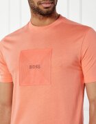 BOSS Green Tricou Logo Rib | Regular Fit