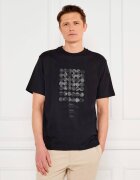 BOSS Green Tricou Print Striped C | Relaxed fit