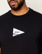 BOSS Green Tricou TS_Network Photo | regular fit | stretch